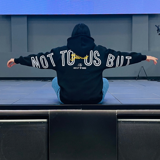 HOODIE NOT TO US (black)