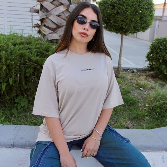 PERFECTLOVEWINS-TEE (BEIGE)