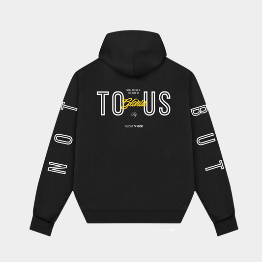 HOODIE NOT TO US (black)