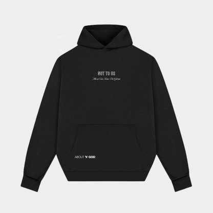 HOODIE NOT TO US (black)