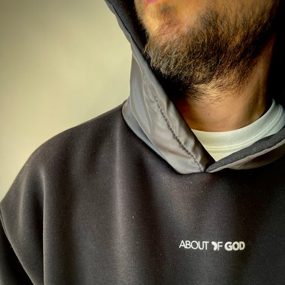 HOODIE SPACE - PERFECTLOVEWINS (BLACK)