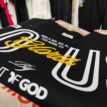 HOODIE NOT TO US (black)