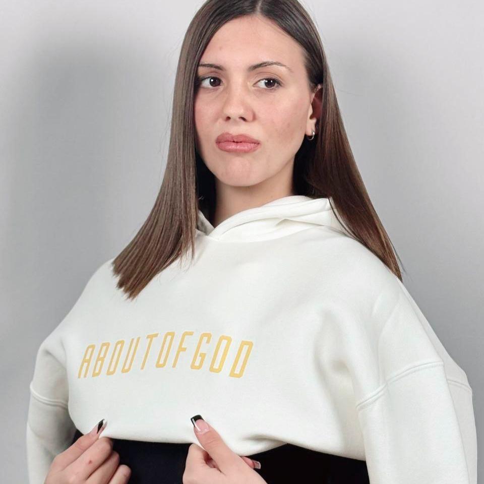 HOODIE AOG® (PANNA ORO)